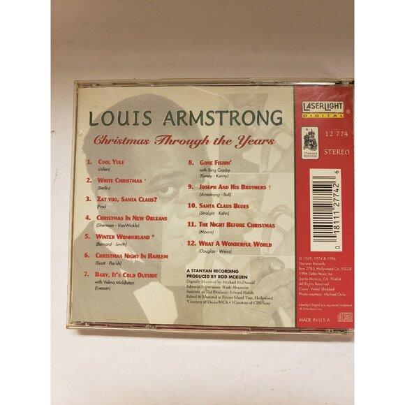 CD ""Christimas Through the Years" Louis Armstrong, 1996 Laserlight Digital - Picture 2 of 2